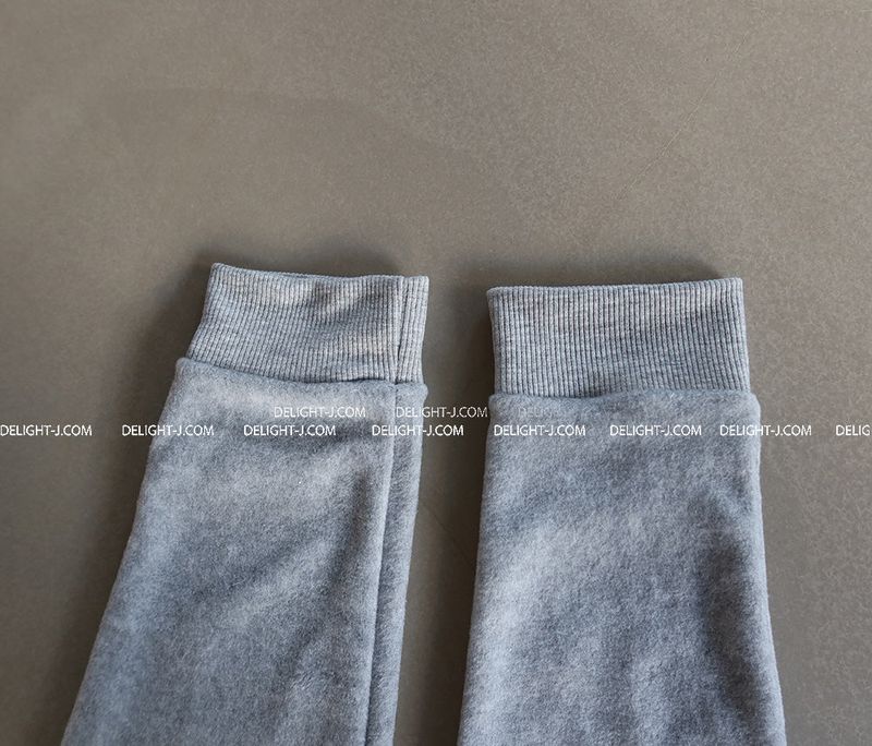 Wool napping slim bootcut leg warmer
