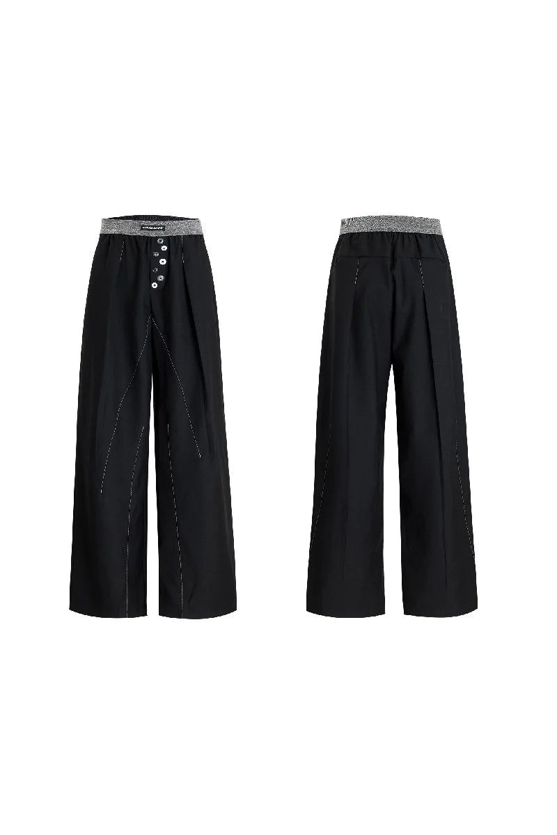Tailored Straight Leg Trousers