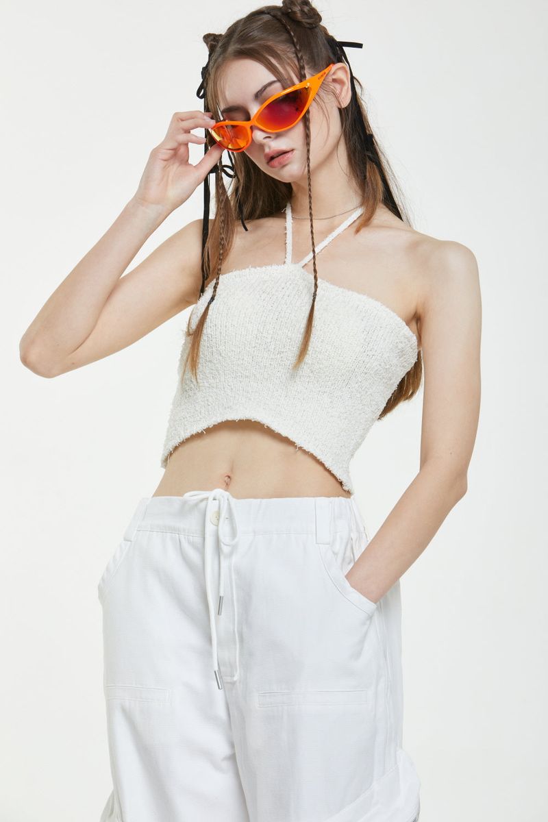 FANCY HALTER TOP