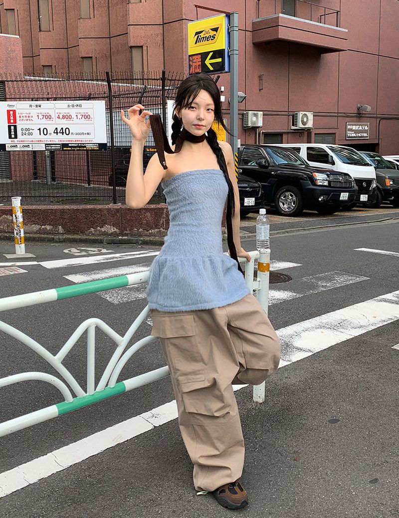 SLIM KNIT MUFFLER (7C)