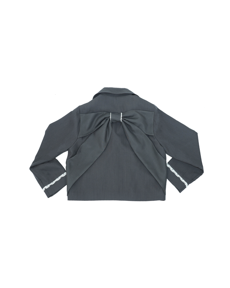 bigribbon jacket(gray)