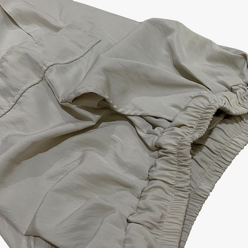 street shape capri shorts_beige