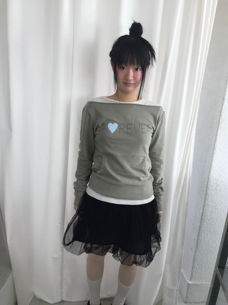 ミニシャボリュームスカート