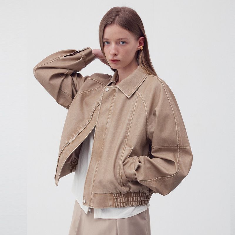 RE RHEE(リイ)の「WASHED EFFECT BOMBER JACKET(Jackets/Outerwear)」