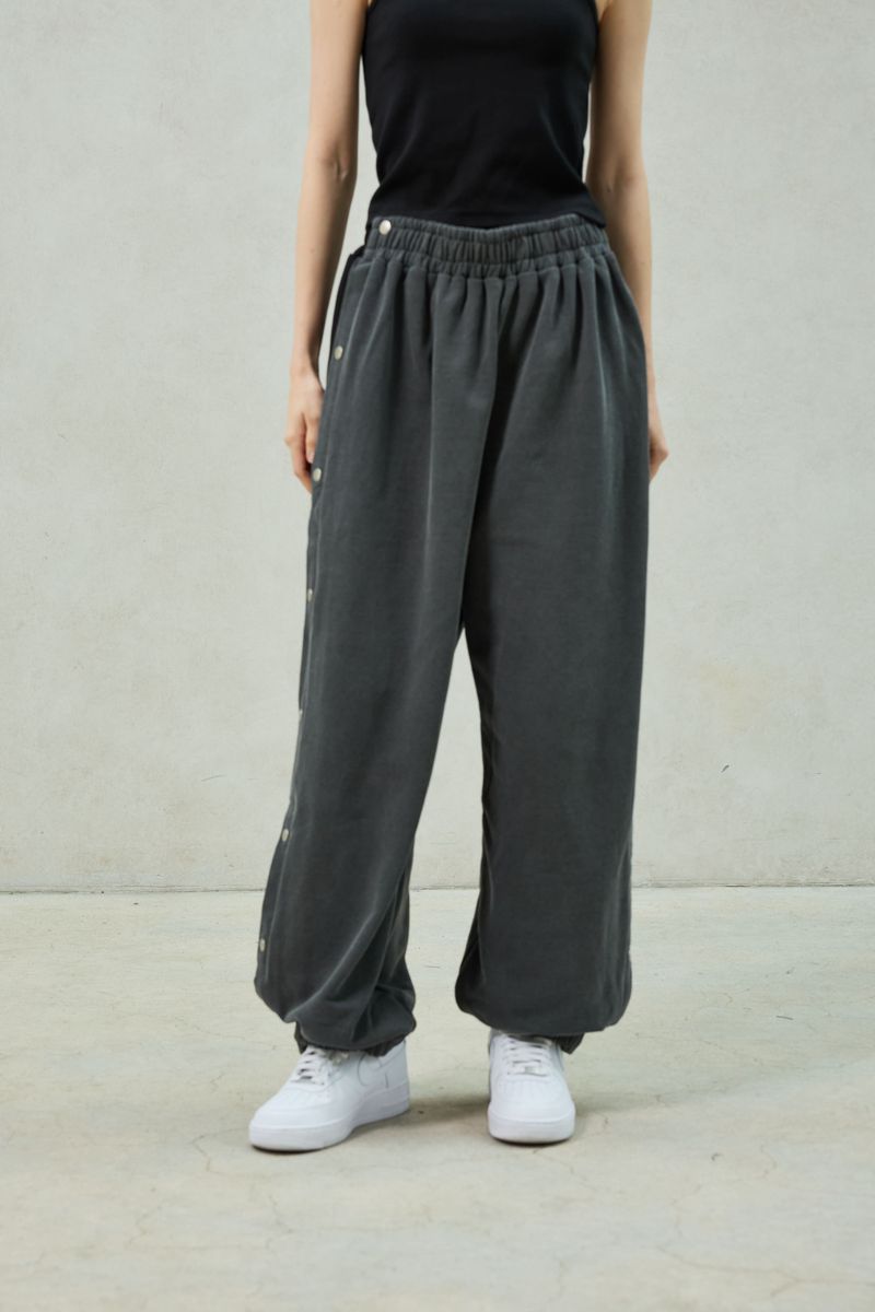 PITA SNAP OFF SWEAT PANTS / CHARCOAL