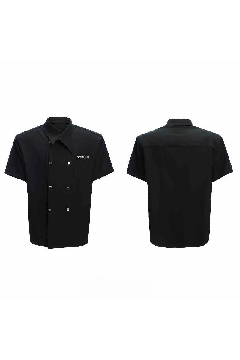 Double Breasted Shirt Tee