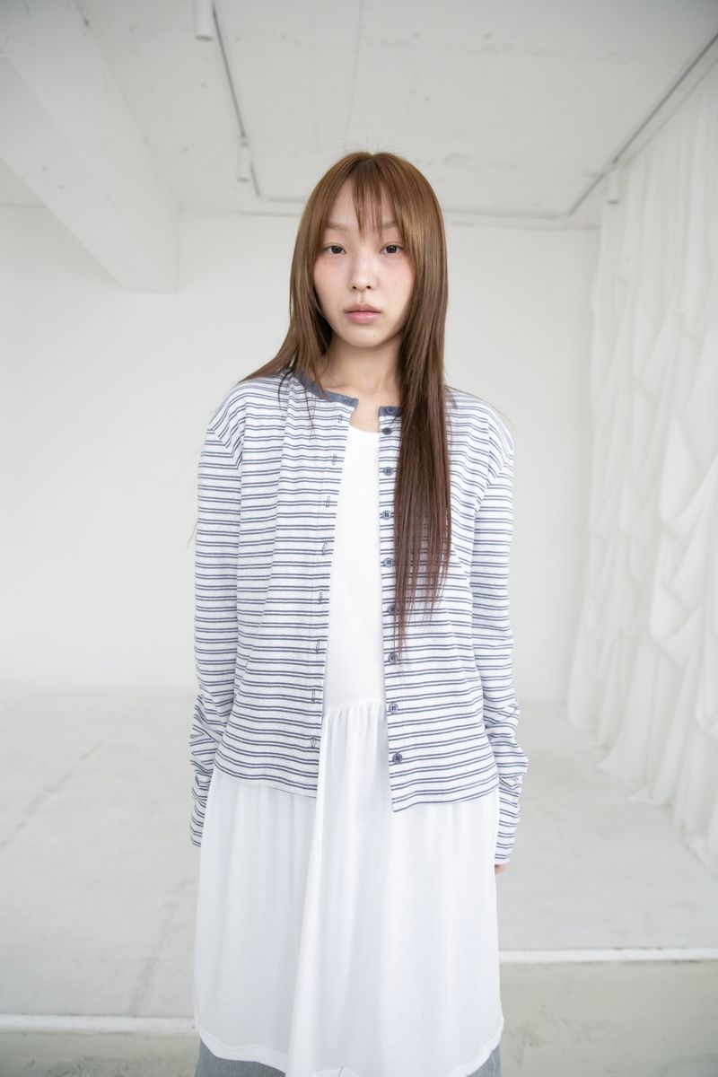 omoosoohy（オムスヒ）の「pastel stripe cardigan(3colors)（Tops）」