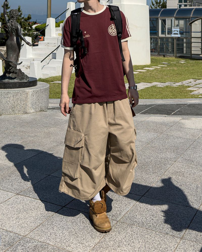 Jorbic 3D Cargo Bermuda Pants