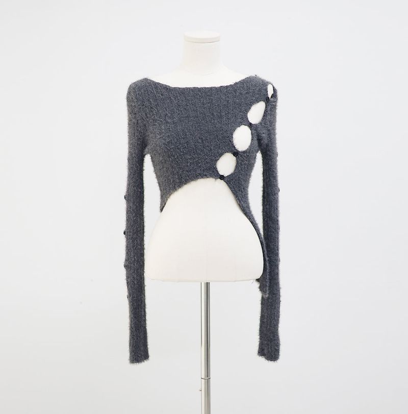 Smith's Unbalanced Slit Knit