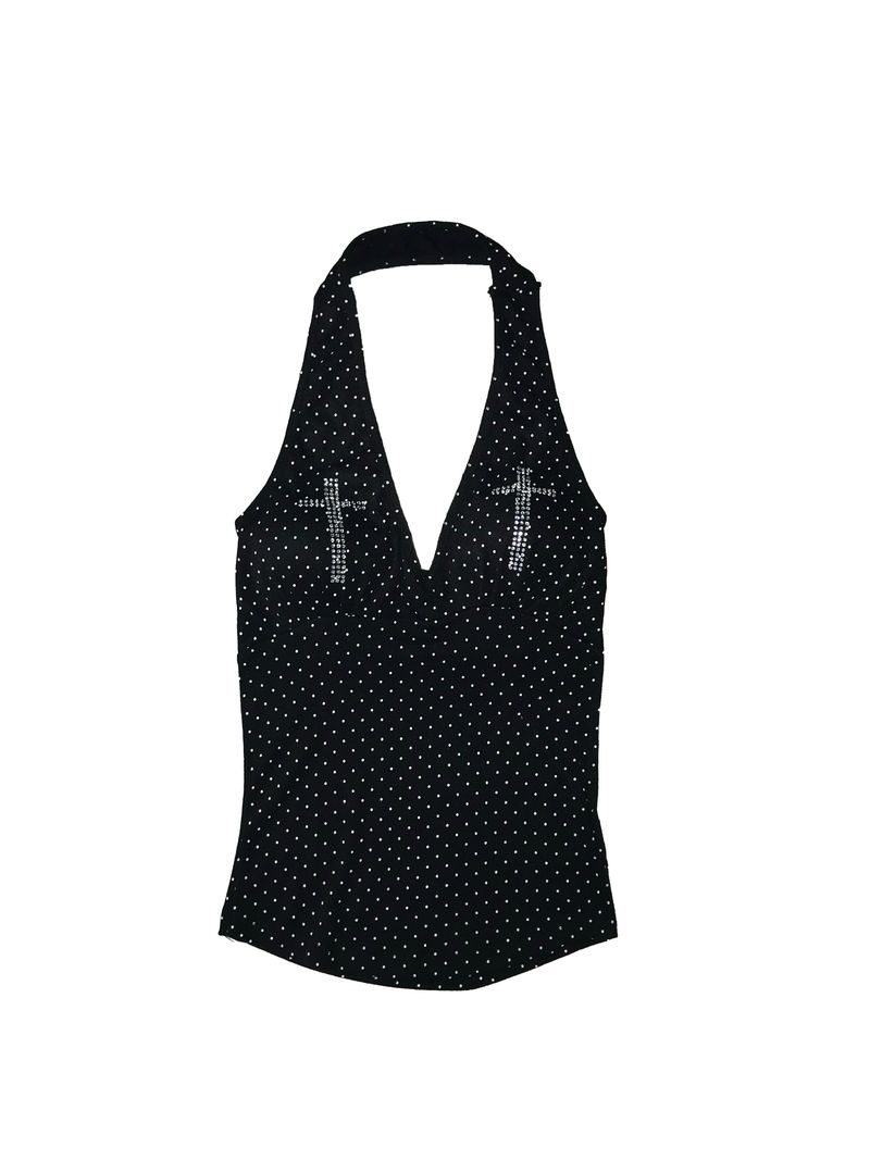 hisoka halter cross top(4 color) 