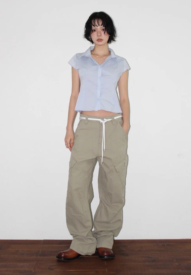 DART CAP SLEEVE SHIRT