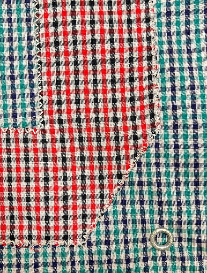 0 Applique Check Eco Bag / Green