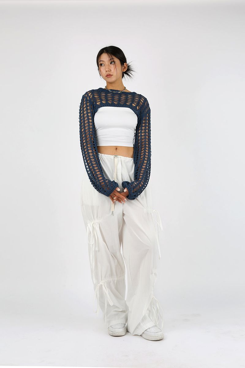 NET SUMMER KNIT BOLERO
