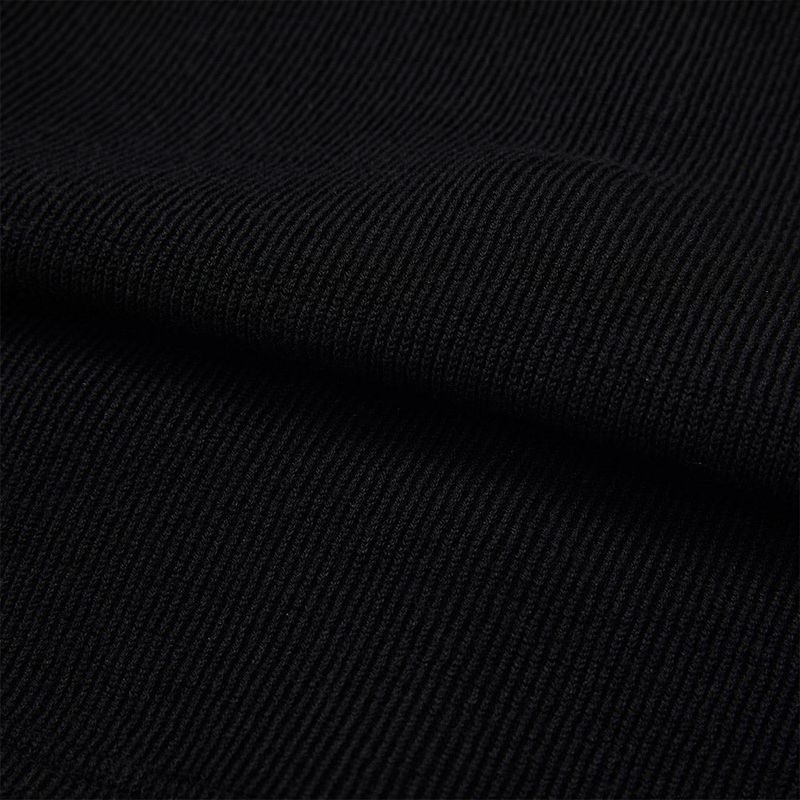 ヘイリーカラーニットカーディガン / Haley Collar Knit Cardigan [BLACK]