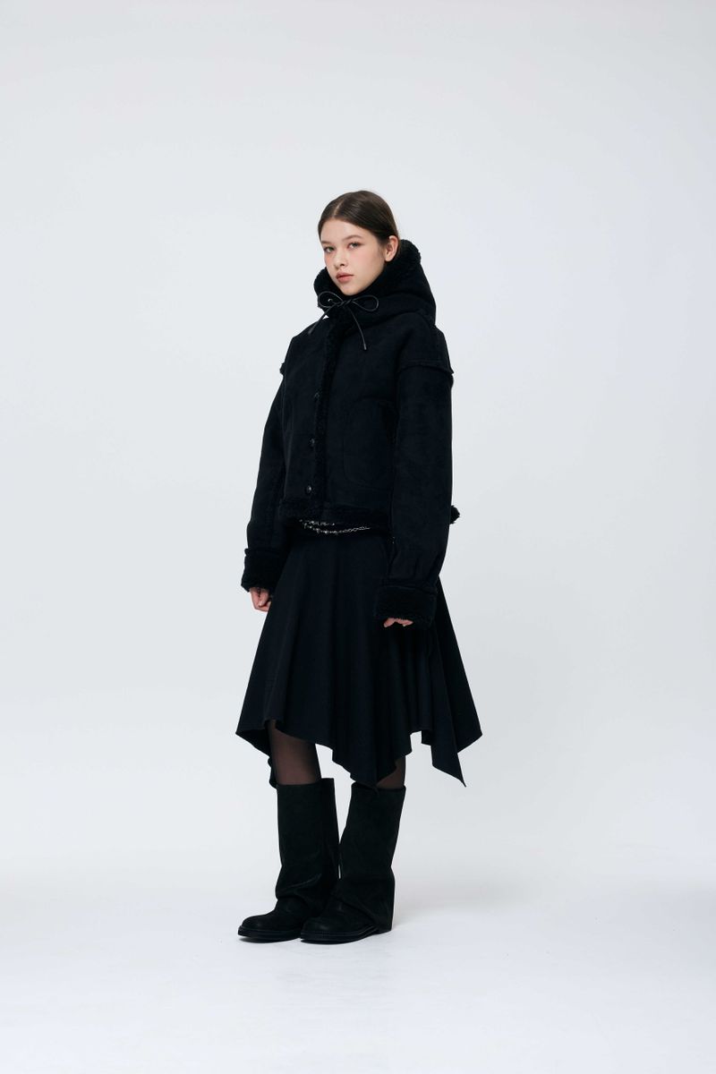 ADORABLE HOOD MUSTANG / BLACK