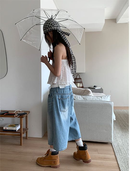 CHECK HAIR SCARF (2C)