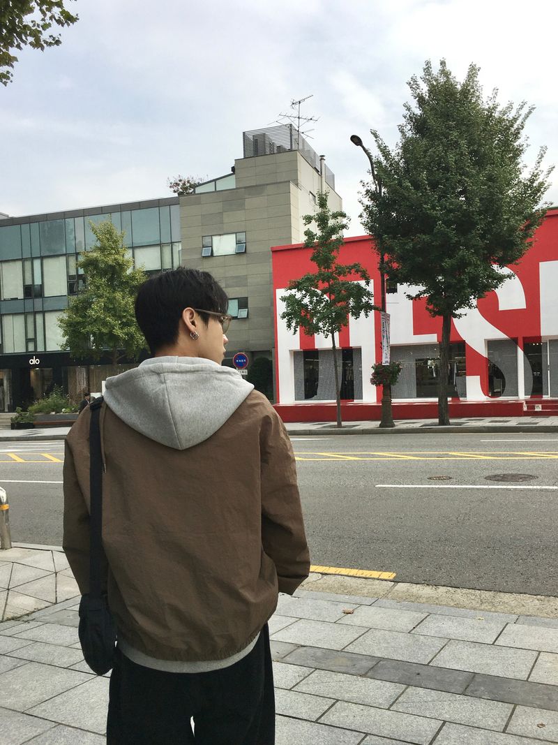 Uchi High Neck Windbreaker 4C
