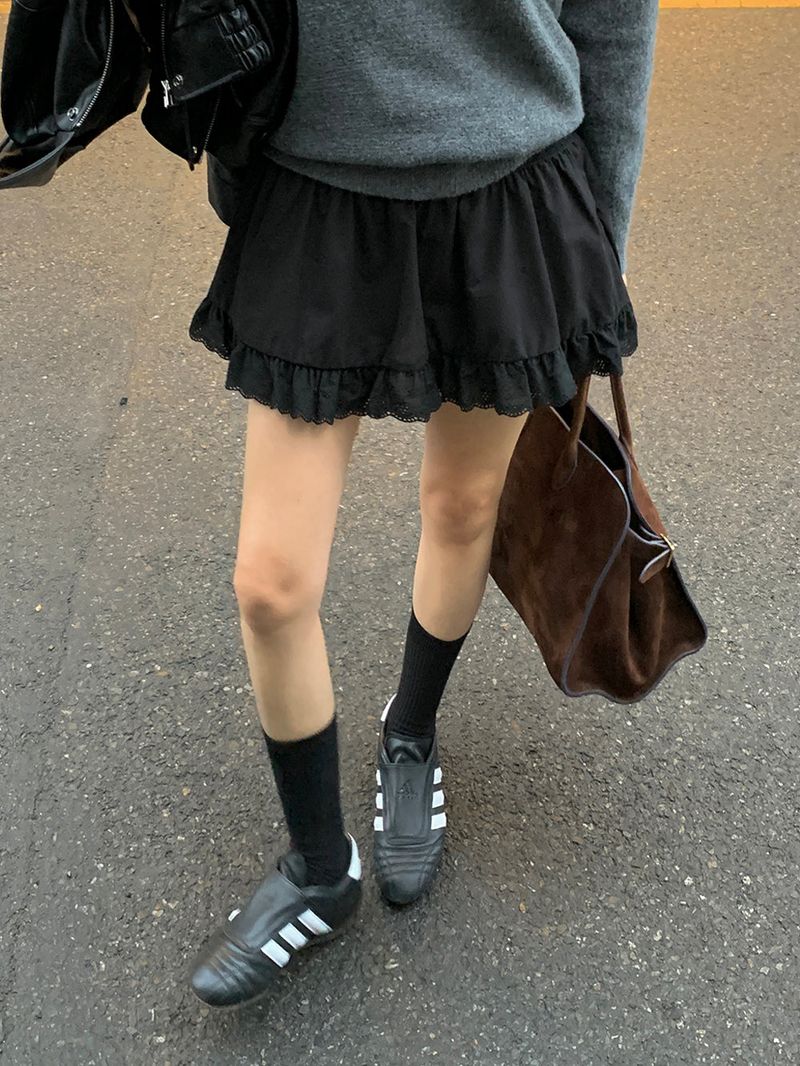 [MADE] Versi lace frill mini skirt