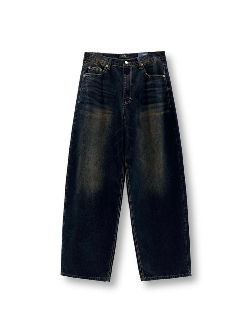 Amber Washed Denim Pants (S, M, L)