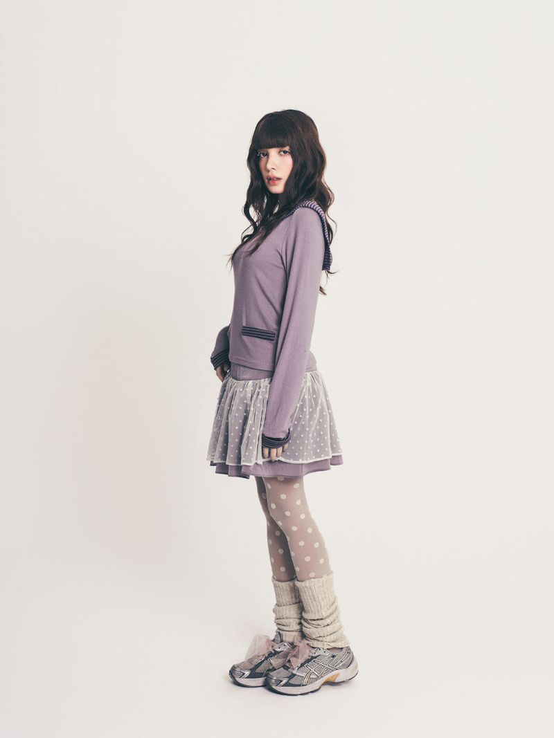 star midi volume skirt