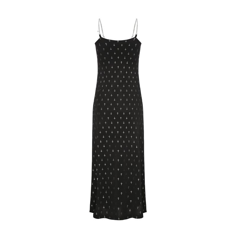 1 2 chain shoulder strap cross dress