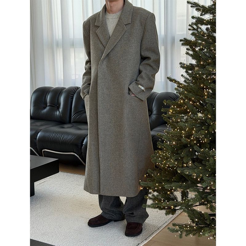 [HANDMADE] Hidden max wool coat(3color)