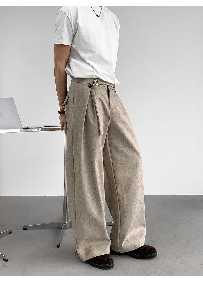 Alden Belted Wide Trousers