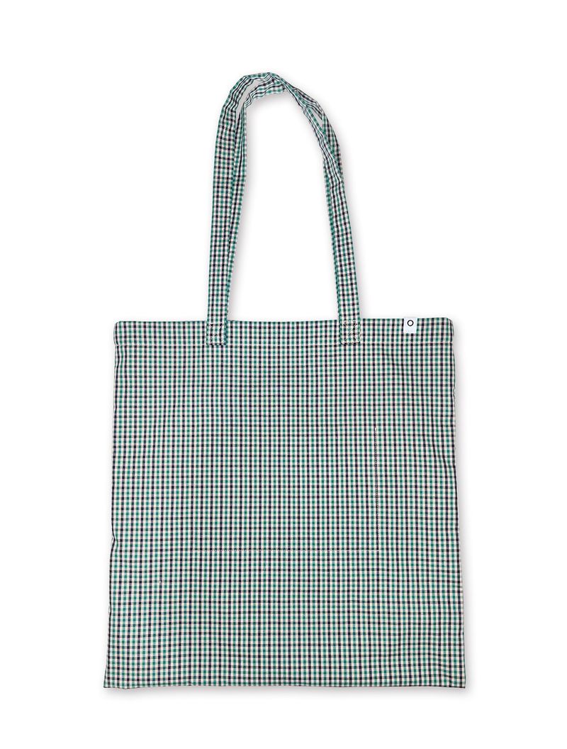0 Applique Check Eco Bag / Green
