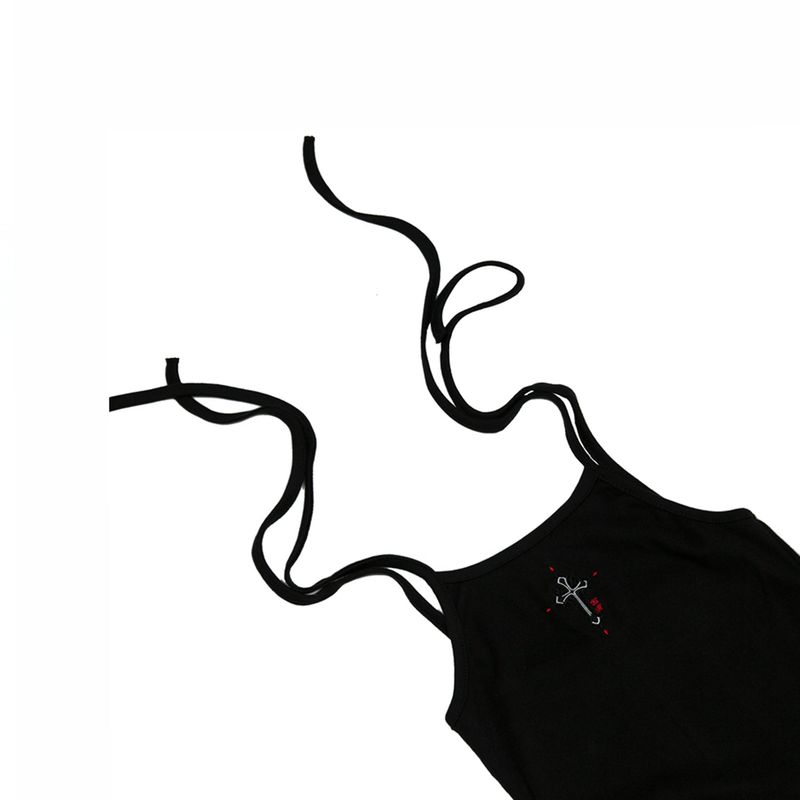212-Ribbon sleeveless top