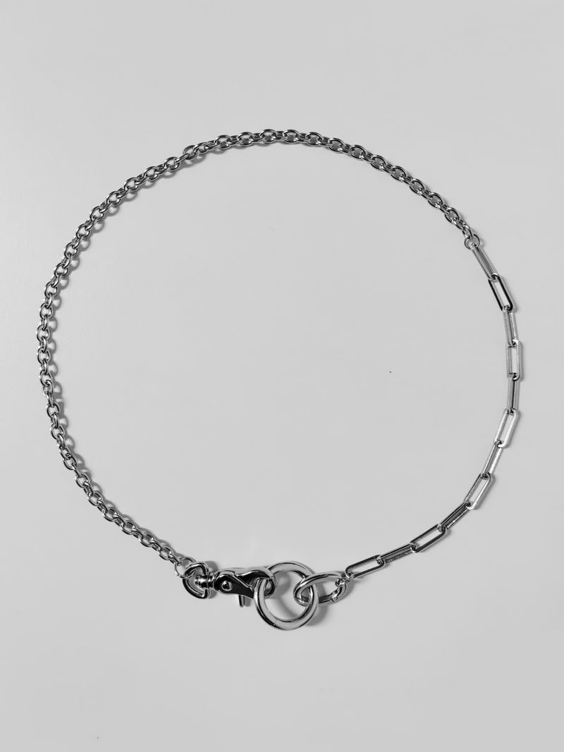  RIng Buckle Chian Necklace