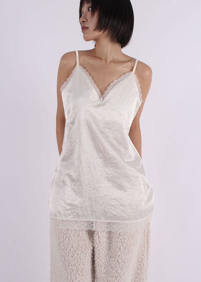 LACE SLIP SLEEVELESS TOP