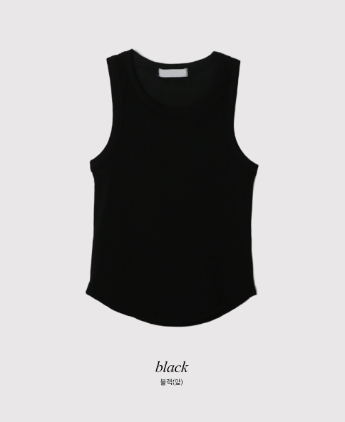 SW Basic Rib Crop Sleeveless (5color)