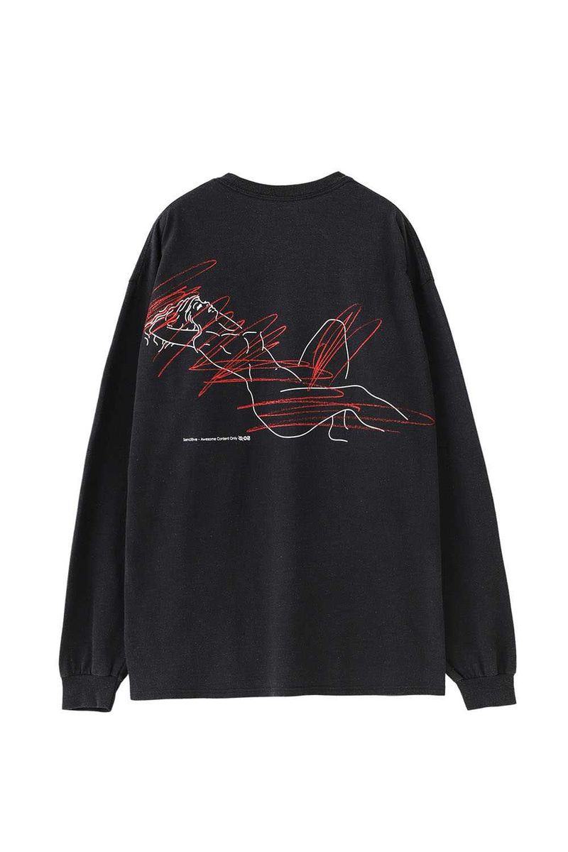COLORING GIRL L/S Tee