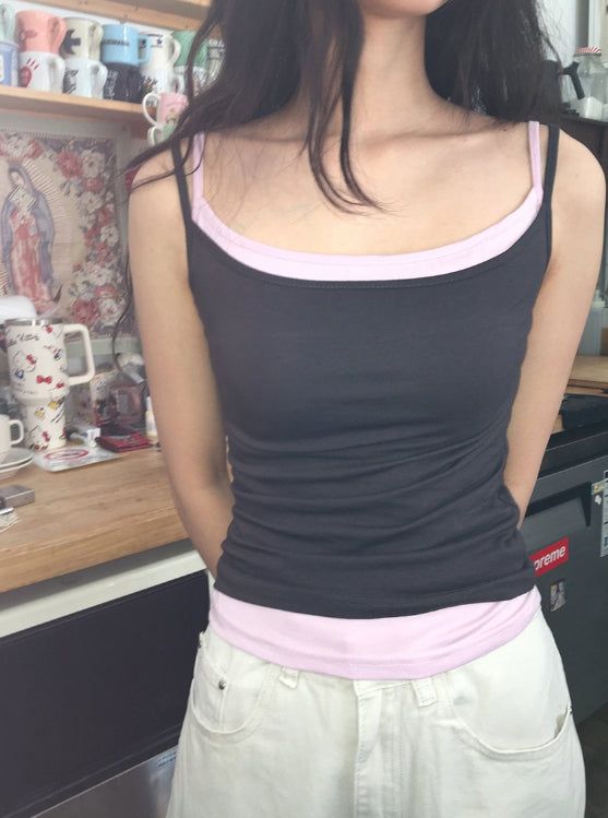 Limin Basic Layered Color Sleeveless
