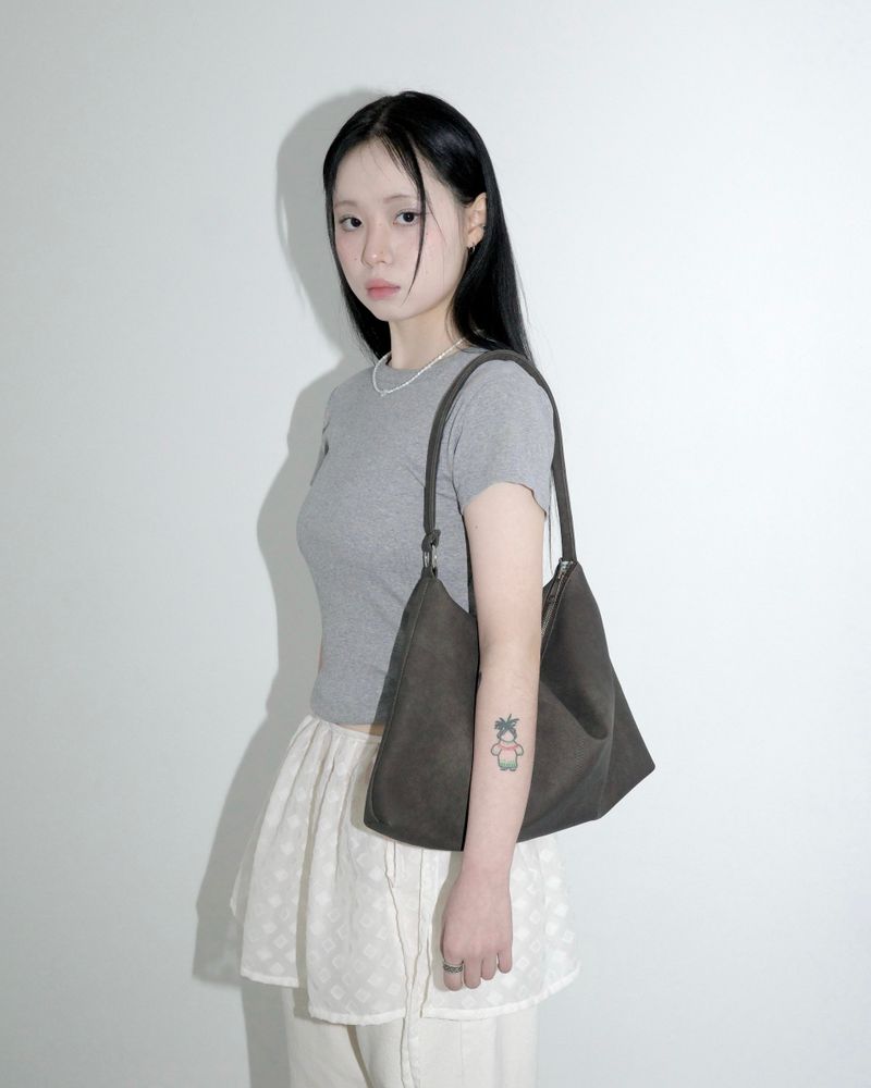 Matteo shoulder bag _ dark brown