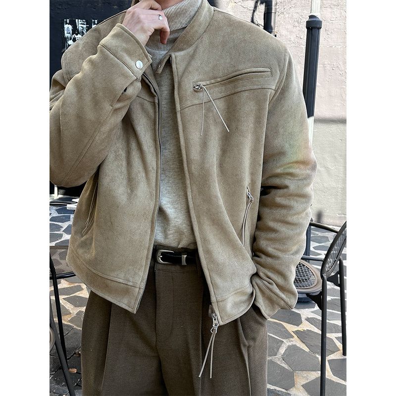 LAURANT（ロラン）の「[F/W] Biker suede string jacket(3color)（Jackets/Outerwear）」