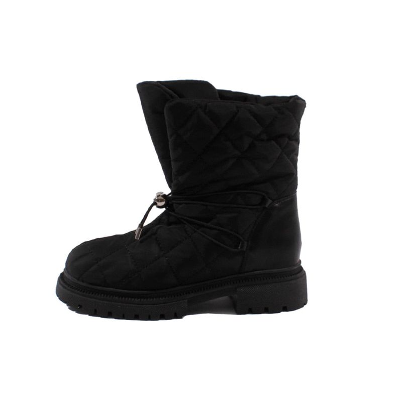  Hi Diamond Quilted Padded Boots _B5559