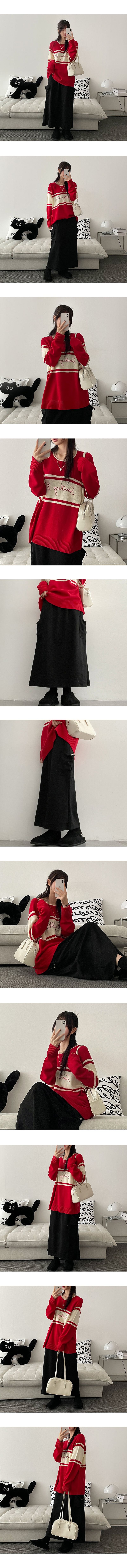Pendos String Slit Cargo Skirt
