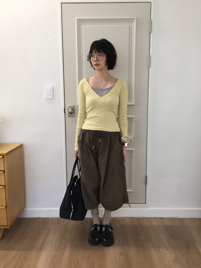 Move Cargo Bermuda Pants (4color)