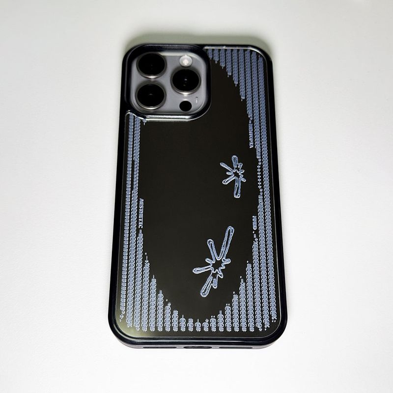 NTA Bound Life_ASCII CORE_002 Bumper Mirror Phone Case