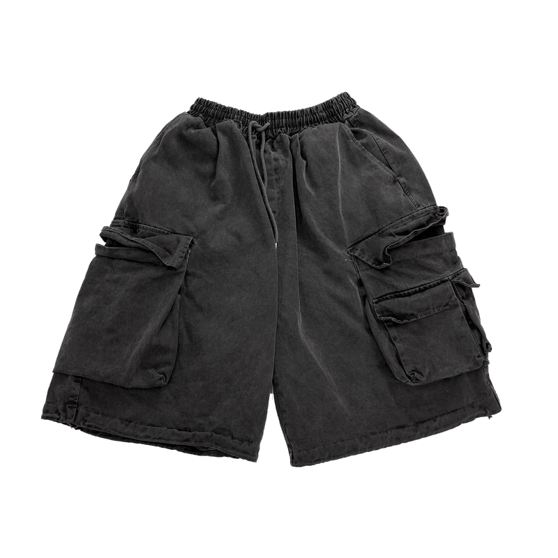 multi pigment bermuda pants