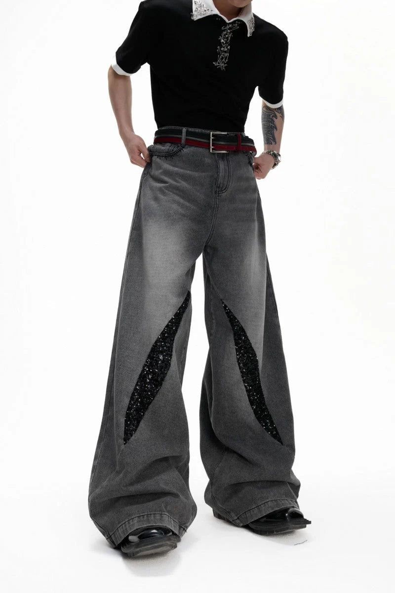 Argue Cultureの「Washed Sequin Straight Jeans(Pants)」