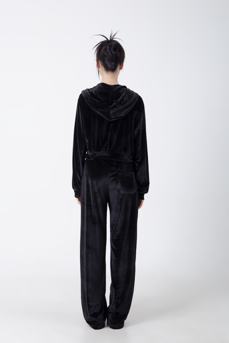  DARLING, YOUR ZIP UP ! #VELVET BLACK