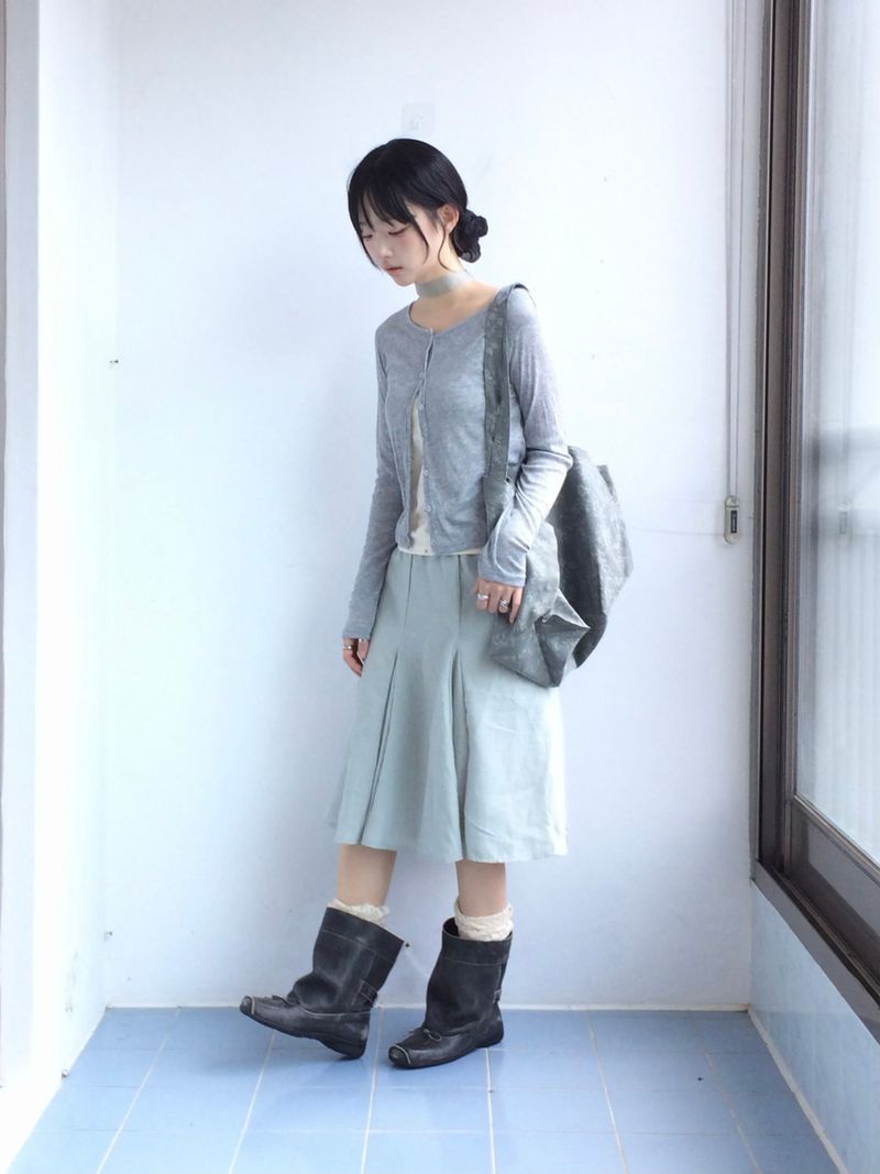 soft garden flare skirt