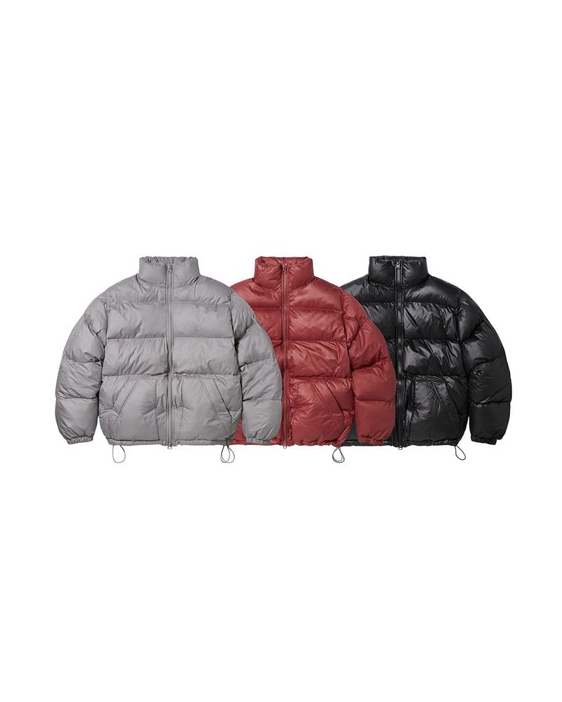 Matt over 2-way short padded jacket (3color)