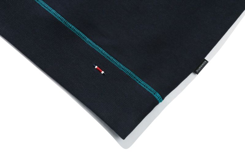 WAVE STITCH SWEAT SHIRT_NAVY