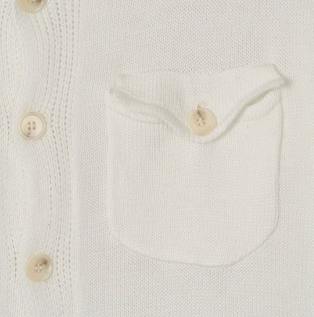 Cedar Two-Pocket Collared Knit Cardigan