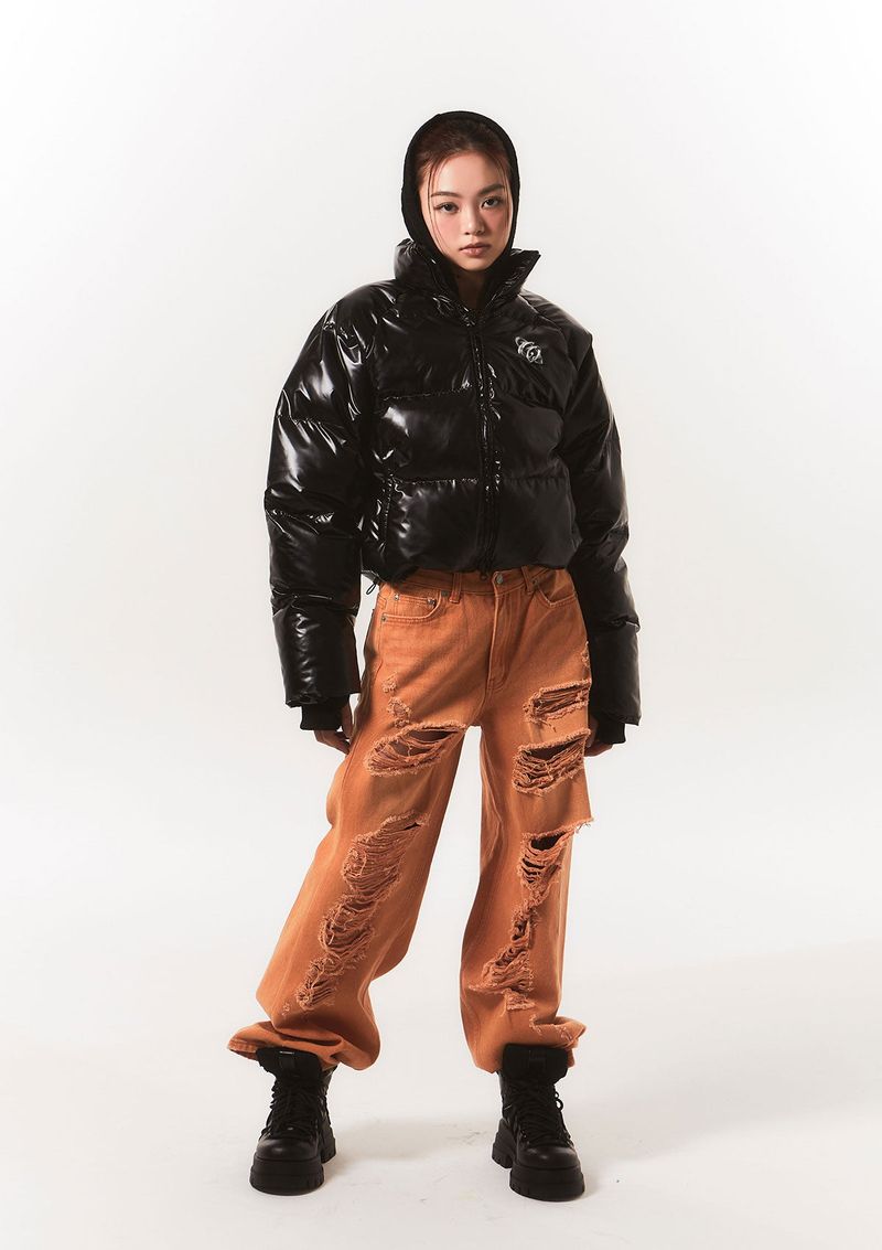 high beam puffer jk - black