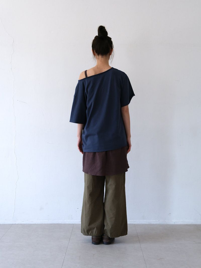 Chakra Drape T-shirt (Vintage Blue)
