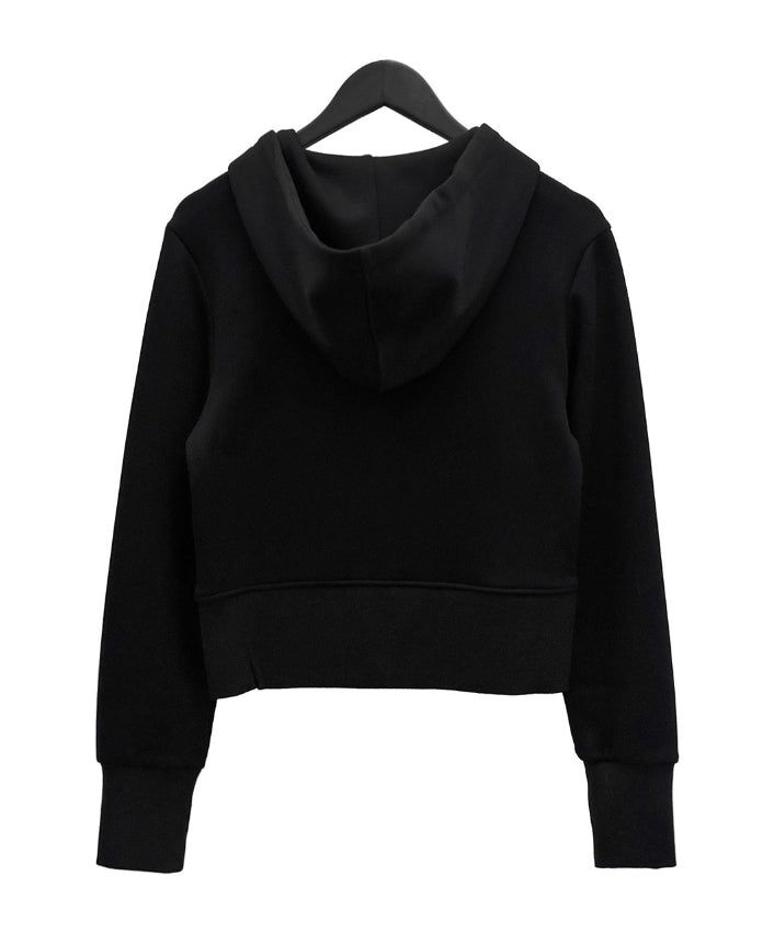 Moel Ribbed Rider Hood Zip-Up